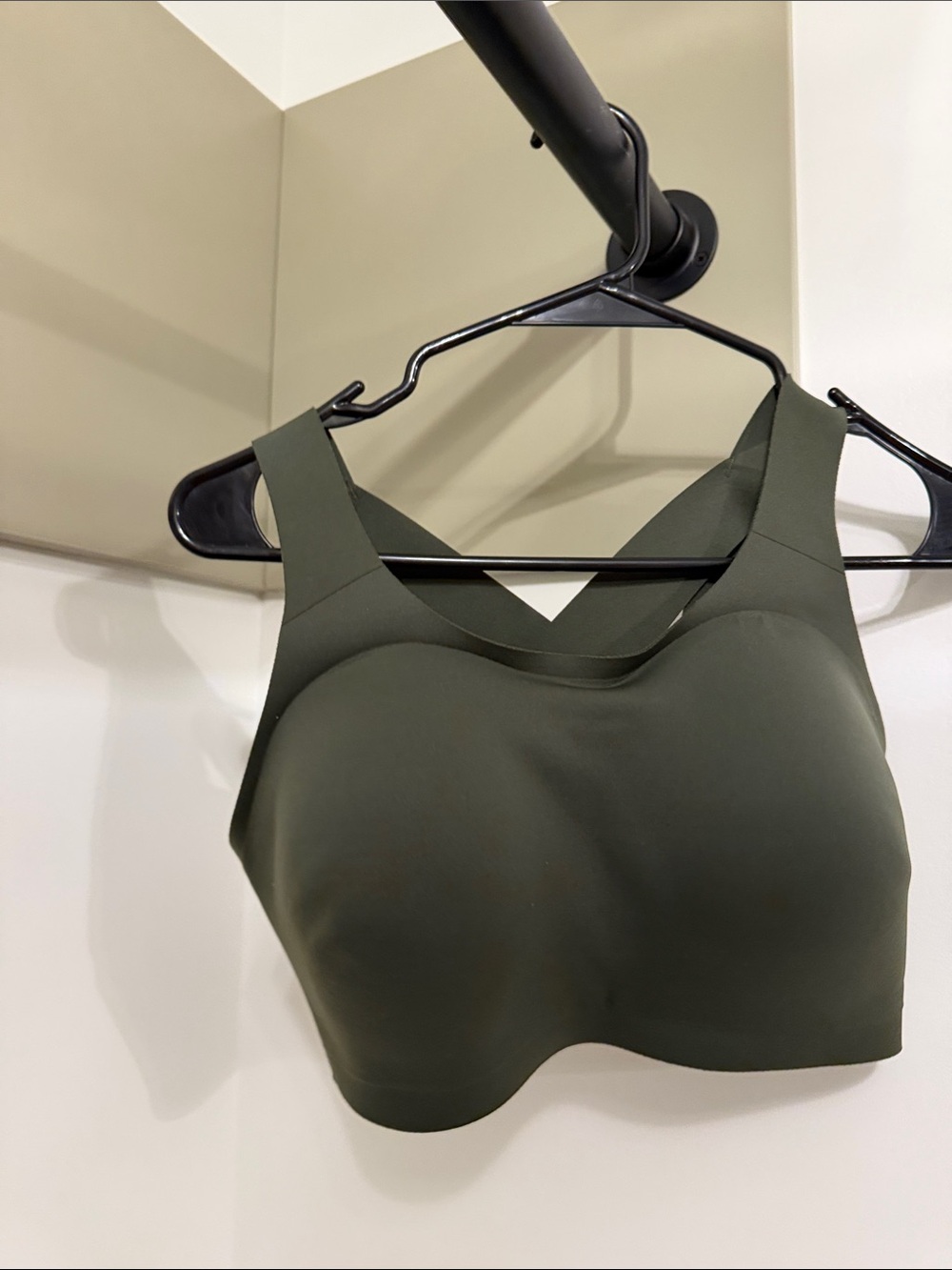 Olive Green Lululemon Full Support Sports bra